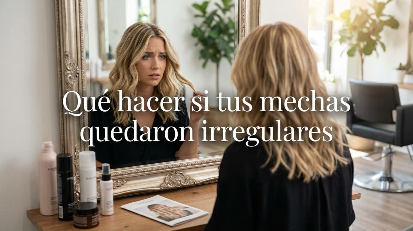 Qué hacer si te queda el pelo “a parches” tras mechas