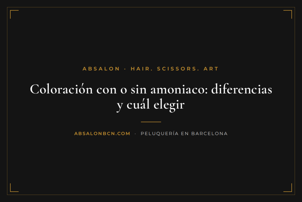 Aplicación de coloración con papel de aluminio en un salón de peluquería