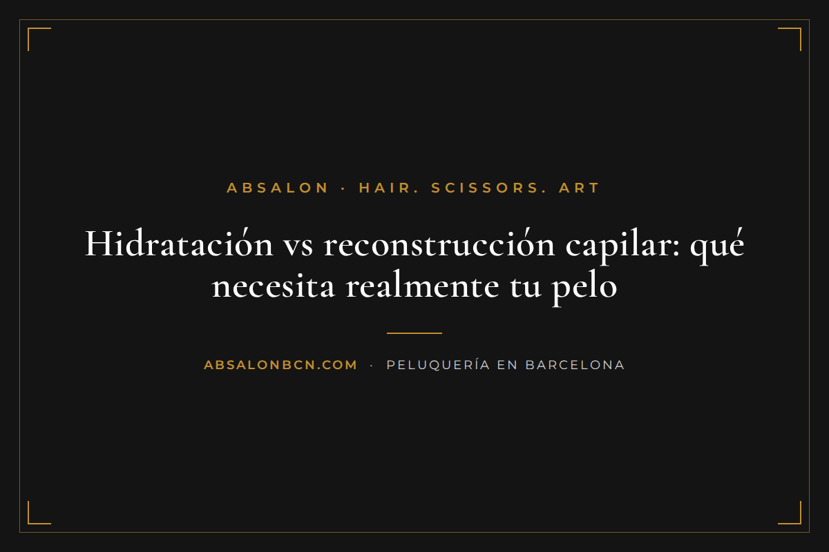 Mujer con mascarilla de tratamiento capilar en una peluquería premium
